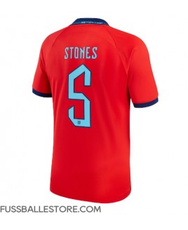 Günstige England John Stones #5 Auswärtstrikot WM 2022 Kurzarm